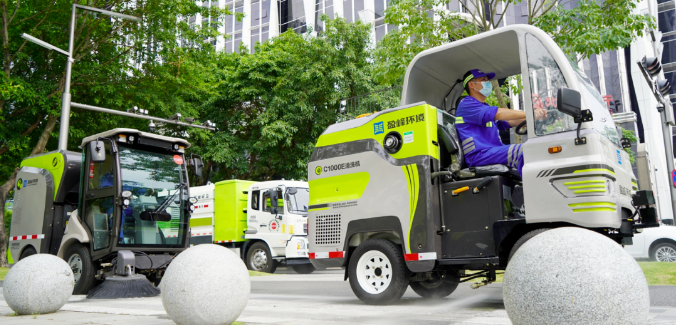 智慧环卫技术加持，今年会环境助力深圳数字抗疫